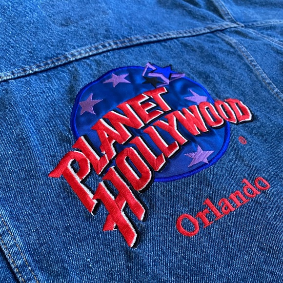Planet Hollywood Orlando Denim Jean Jacket - Picture 2 of 7